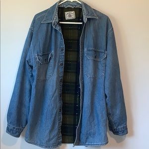 Oversized jean jacket